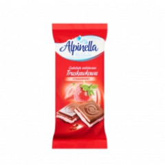 шоколад Alpinella з полуницею
